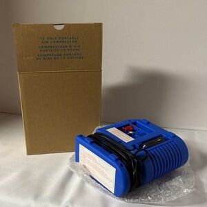 Blue 12 Volt Portable Air Compressor: Avon Products